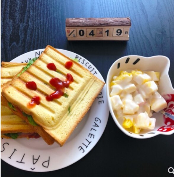 Elektryczny toster robić jajek mini grillowanie Panini talerze robić pieczenia toster wielofunkcyjny nieprzywierający wafel urządzenie śniadaniowe ue