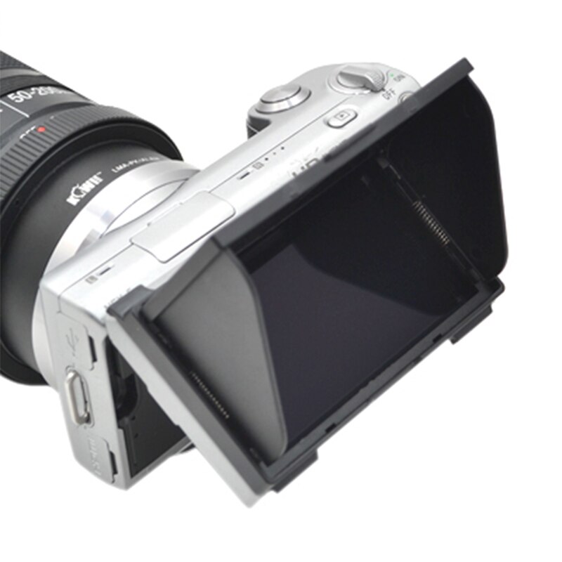 Brand Lcd-scherm Zon Shield Hood LCH-NEX3/5 Voor Sony NEX-3 En NEX-5 Dslr Camera/Camcorders Zoeker zonnescherm Hood