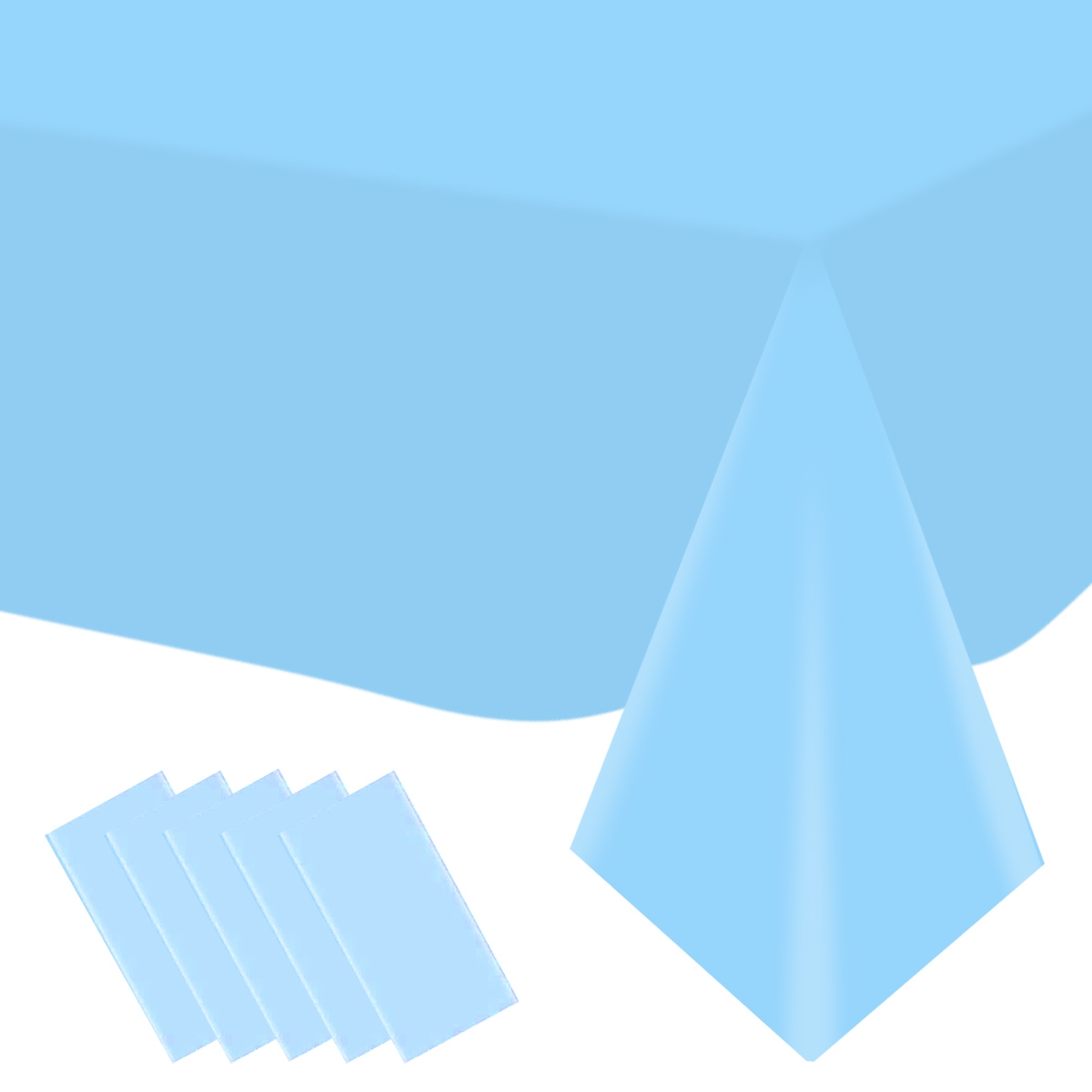 Tovaglia usa e getta in tinta unita, festa di compleanno, matrimonio, Natale, tovaglie rettangolari per la cucina di casa