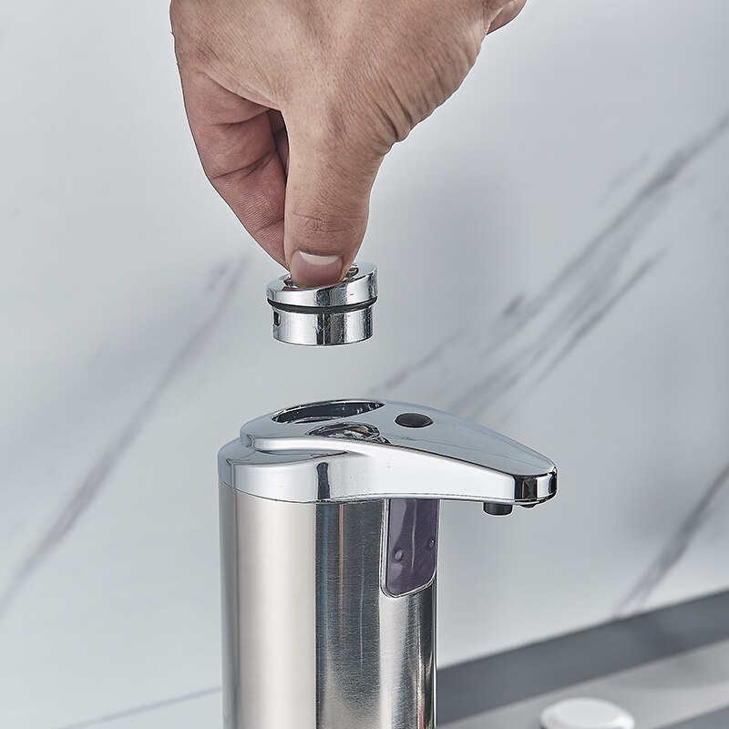 Smart Sensor Liquid Soap Dispenser Stainless Steel Automatic Liquid Soap Dispenser Induction Dispenser Home Kitchen Bathroom