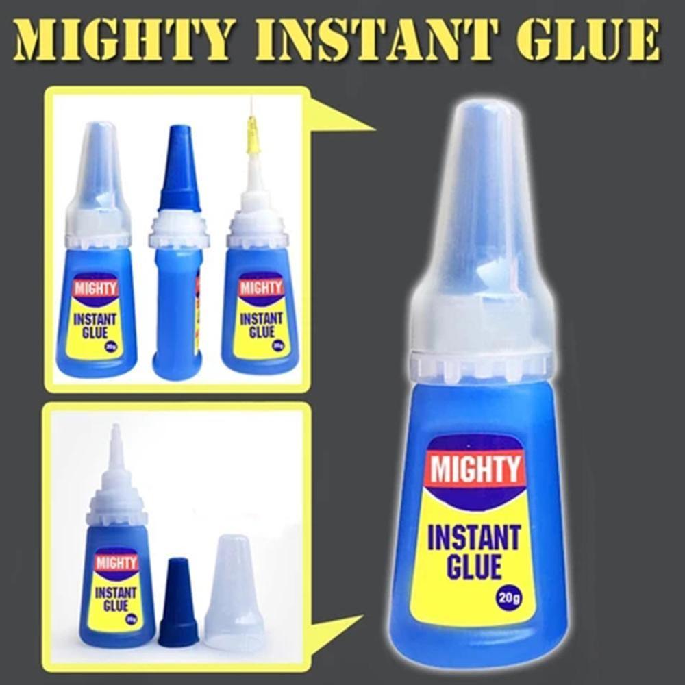 20g Mighty Instant Glue Rapid Fix Fast Adhesive Stronger Super Glue Multi-Purpose Nail Art Handmade Wood Products
