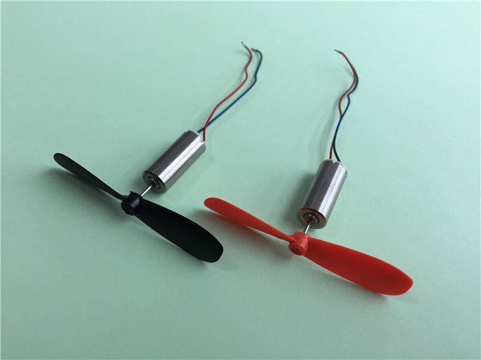 2 stücke DC3.7-4.2V 716 7*16mm Micro DIY Hubschrauber Kernlosen DC Motor Mit Propeller Große Drehmoment Hohe Geschwindigkeit motor