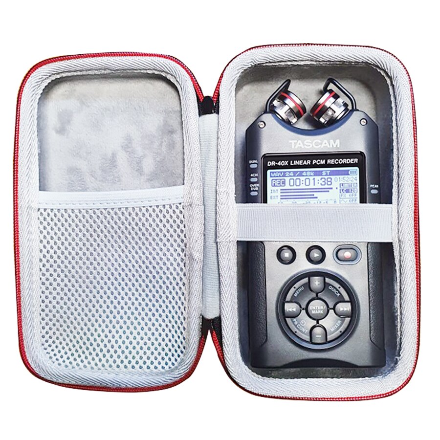 Hard Carrying Case for TASCAM DR-40X DR-40 DR44WL DR-44WL Digital Audio Recorder Accessories