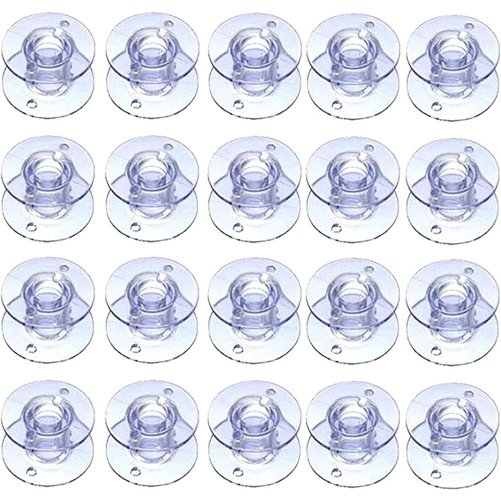 Bobines de Machine à coudre en plastique transparent SA156, bobine vide universelle pour accessoires de Machine à coudre Singer Brother: L