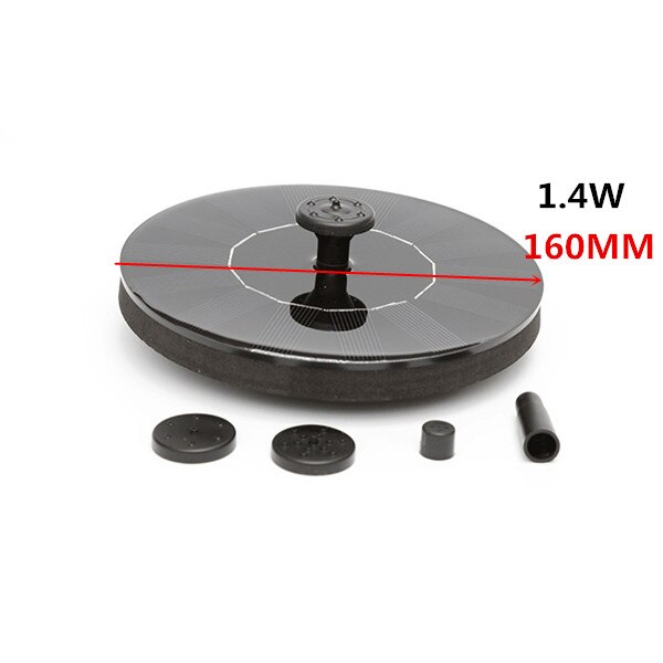 Vogel Bad Fontein Zonne-energie Drijvende Vogel Bad Water Panel Fontein Pomp Voor Zwembad Vijver Tuin Decoratie: 1.4W