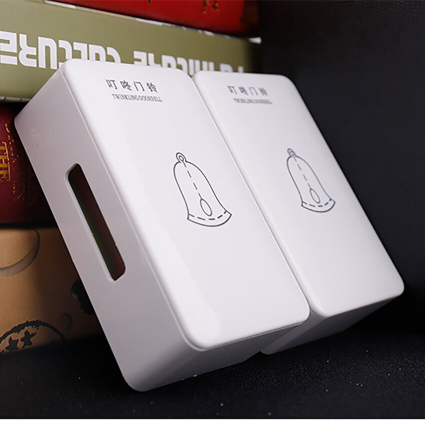 Wired Electronic Chime 220V Hardware Mechanical Door Bell Chime Alarm Compatible with Doorbell Switch for Home Office