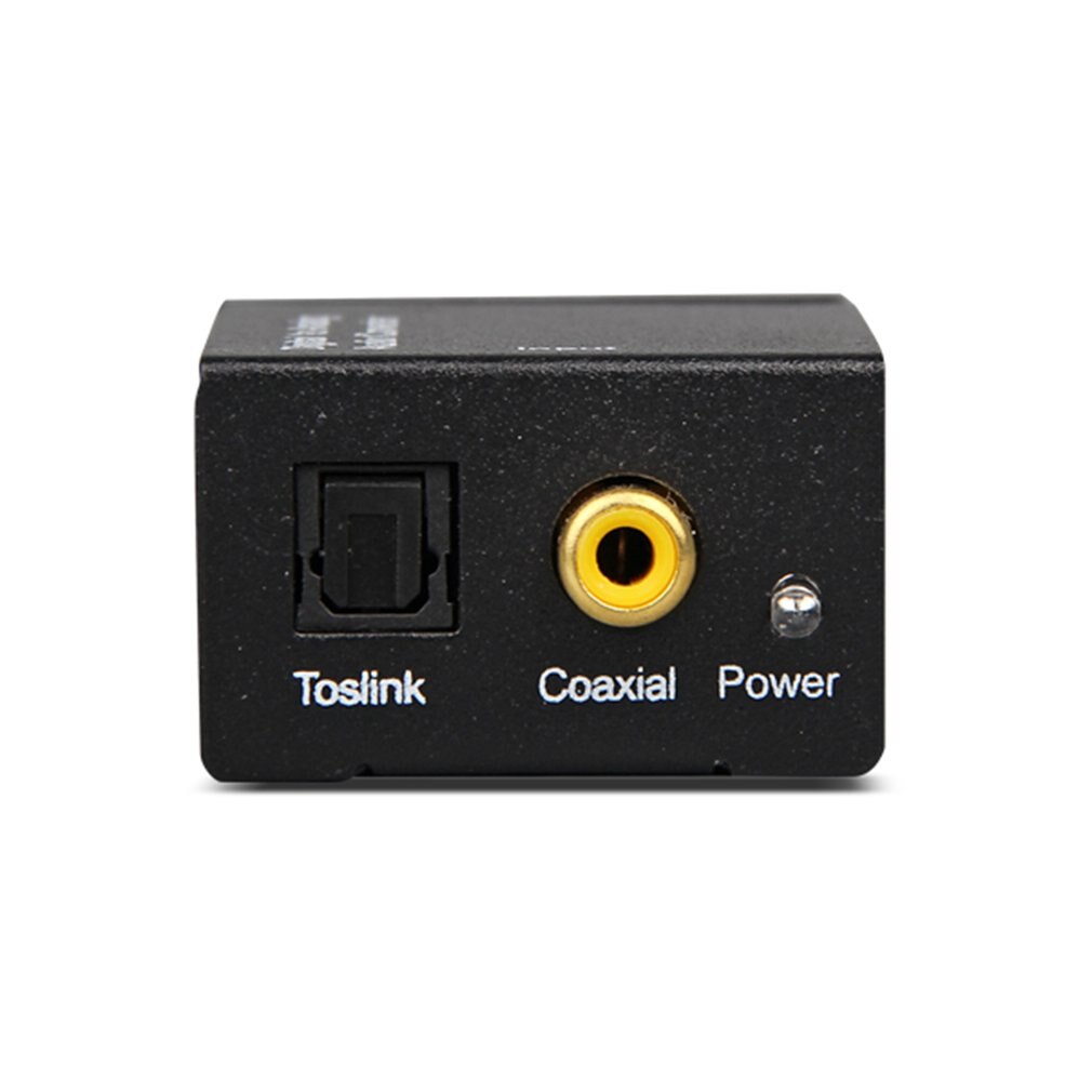Optical Digital Stereo Audio SPDIF Toslink Coaxial Signal To Analog Converter DAC Jack 2*RCA Amplifier Decoder Adapter dropshipp