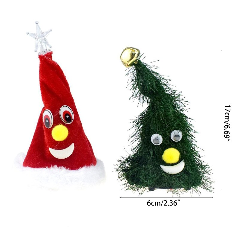 Electric Singing Dancing Christmas Tree Doll Funny Cute Green Xmas Tree Electroni