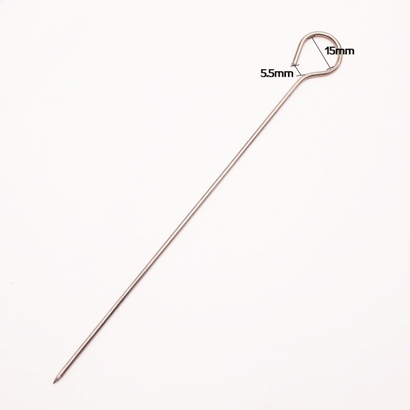 15 st/set 20cm 25cm 30cm utomhus hem camping picknick redskap kök stekt spett nål stick rostfritt stål bbq grill