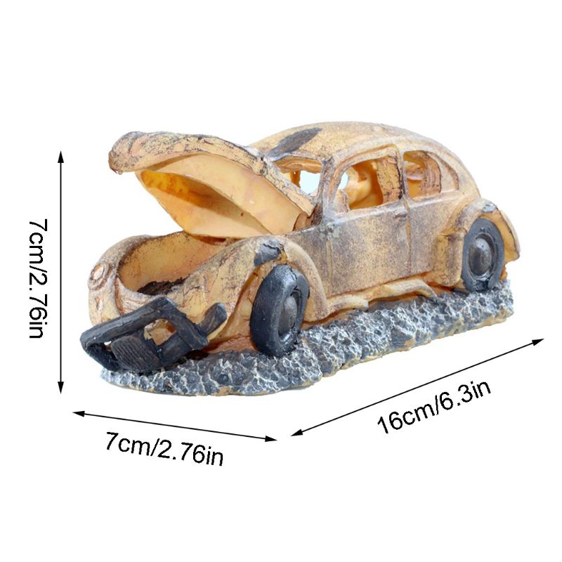Decoração para carro pneumática com oxigênio, operado à ar, aquário, decoração subaquática, paisagem, tanque de peixes, enfeite