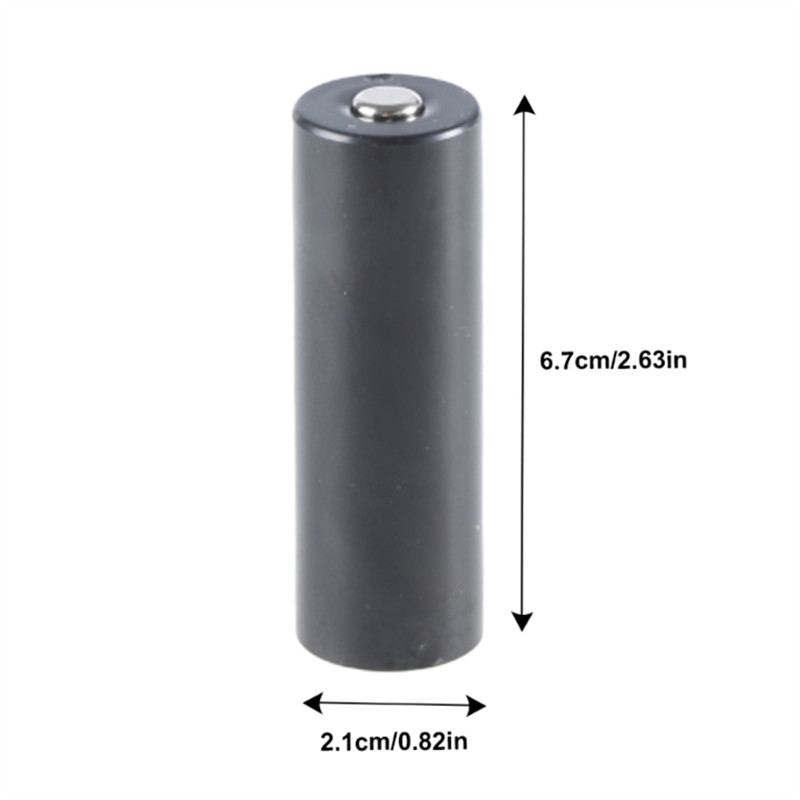18650 bis 21700 Batterie-Adapter-Hülle, Schwarz. Konvertieren Sie Ihre Batterien für eine größehe Nutzung in Taschenlampen, Handy, Mobiltelefon Stromversorgung: Schwarz