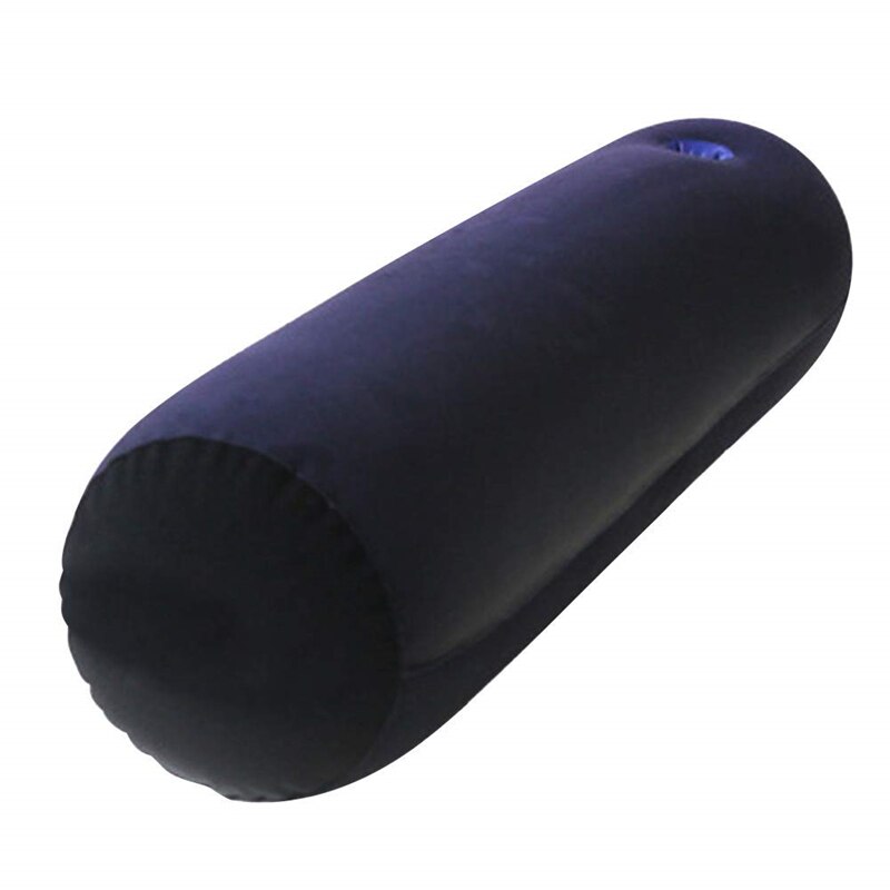 Multifunctionele Opblaasbare Lange Body Kussen Lumbale Been Yoga Kussen Reizen Posities Ondersteuning Luchtkussen Met Plastic Handpomp: Without Hand Pump