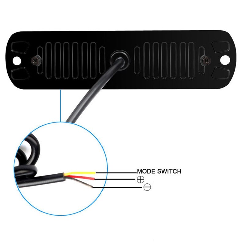 5 stuks 6 led-lichtbalk werklamp 4wd led-balk 12v waarschuwingslichten auto vrachtwagen suv overstromingen spot offroad rijden mistlamp