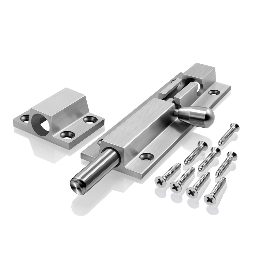 6/12" 304 Stainless Steel Cast Slide door latch barrel bolt