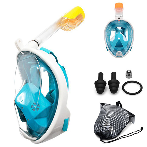 Scuba Diving Mask Full Face Snorkeling Mask Underwater Anti Fog Snorkeling Diving Mask For Swimming Spearfishing Dive Men: color3 0014 / S/M