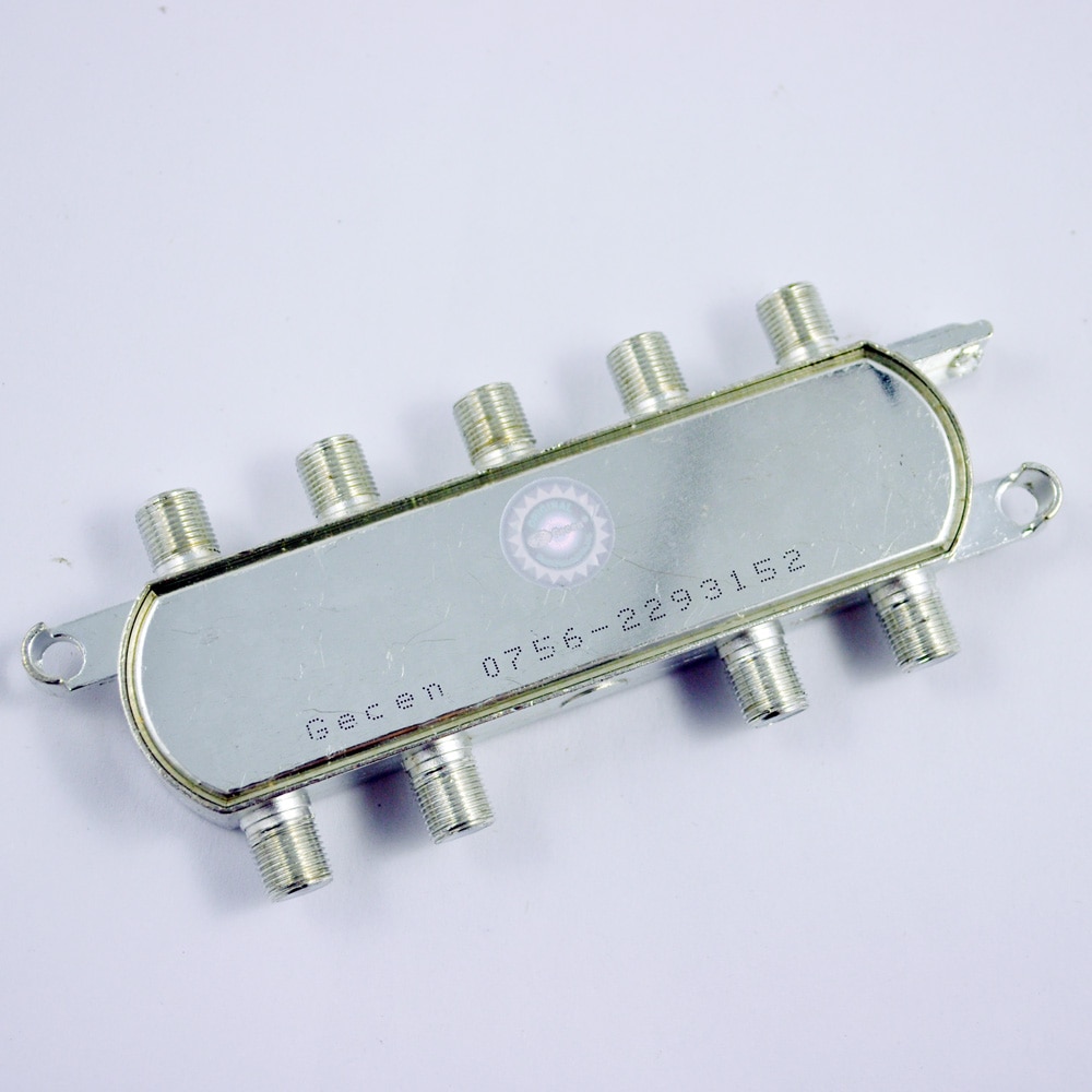 2x 8- Way TV Antenna RF Coax Coaxial Cable Splitter for CATV Signal