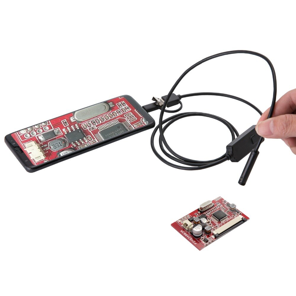 Dual 8mm Lens HD Mini Android Endoscope Camera Waterproof IP67 Head With Night Light For Phone Tablet & Windows PC Endoscope