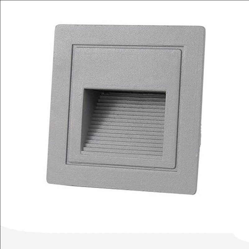 Wasserdicht nach unten Footlight LED Treppen Licht Schritt Licht 3W 85-265v Einbau in wand licht indoor/ outdoor Treppe Schritt lichter