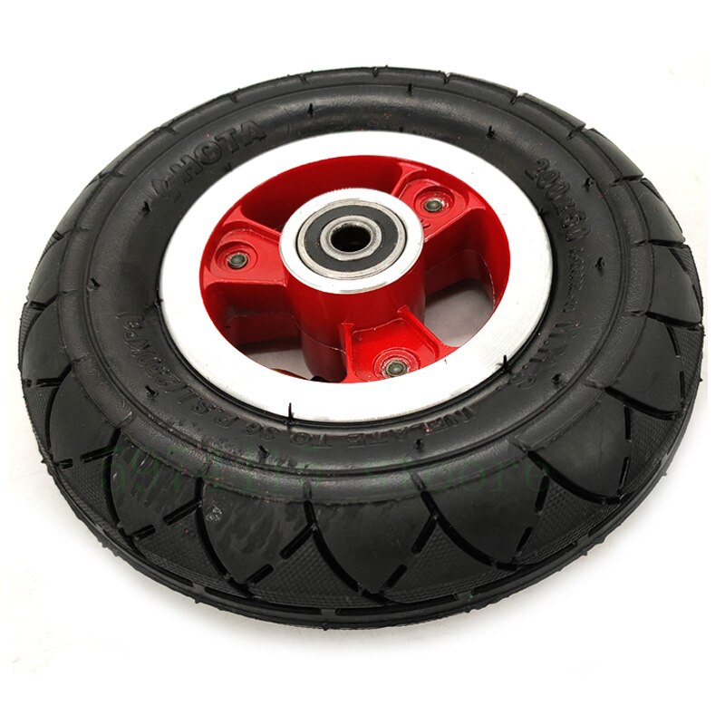 200 * 50 däck innerslang legering fälg 8 tum för skoter elektrisk skateboard hjul 200 x 50 däck
