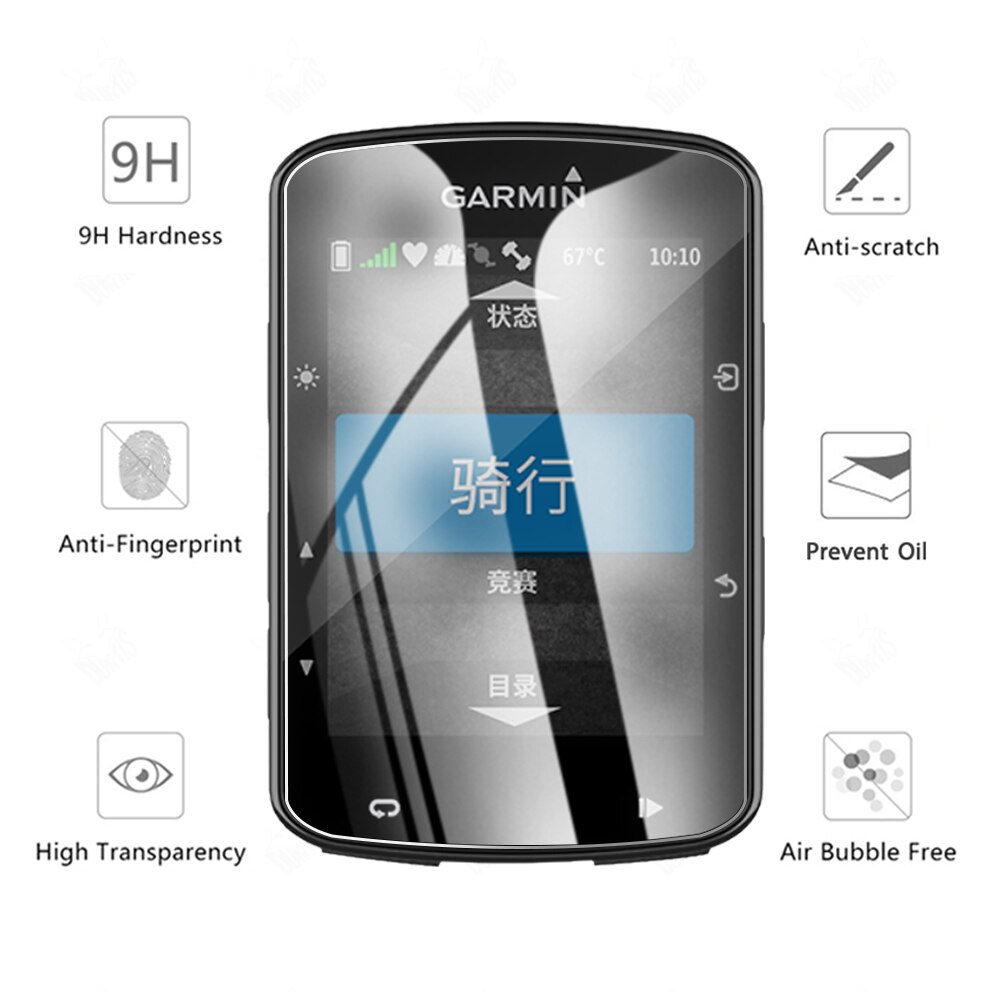 Ochronne szkło hartowane na ekran dla Garmin Edge 520 130 530 820 830 1000 1030 Plus GPS stoper rowerowy 9H folia ochronna