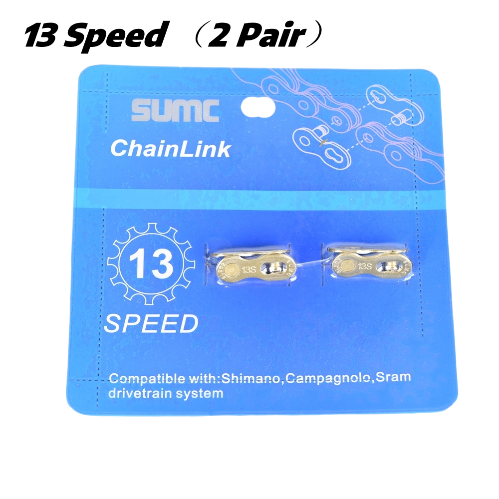 SUMC Bicycle Chain Missing Link Magic buckle 11 12 speed silver gold Chain Link 6/7/8s 9s 10s 11s 12S bicycle quick magic button: Clear