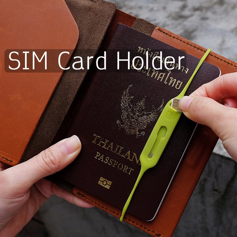 Portable Travel Anti Lost SIM Card Holder PIN Pins Passport Safe Pin Needle Keeper