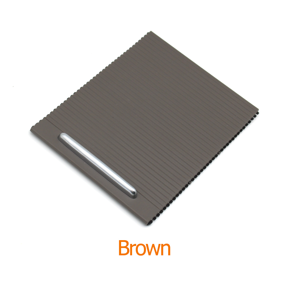 Interior Car Sliding Shutters Cup Holder Roller Blind Cover Replacement For Volkswagon VW Passat B6 B7 CC 3CD857503: Brown