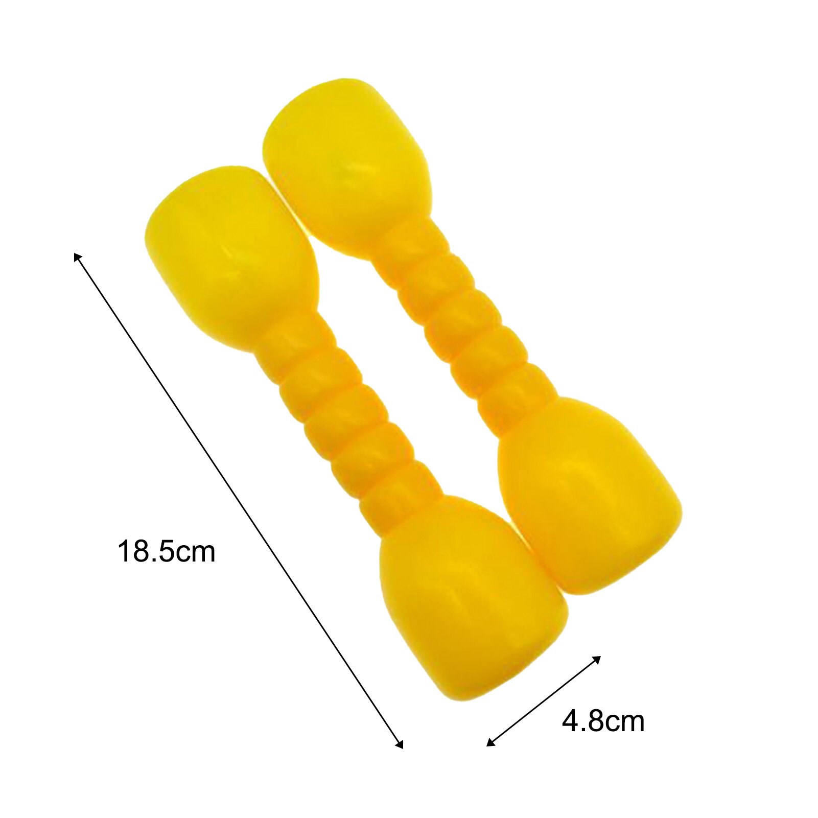 2Pcs Fitness Dumbbells Children Arm Muscles Training Hand Weights Easy to Hold Strength Training Non-slip Children Dumbbells
