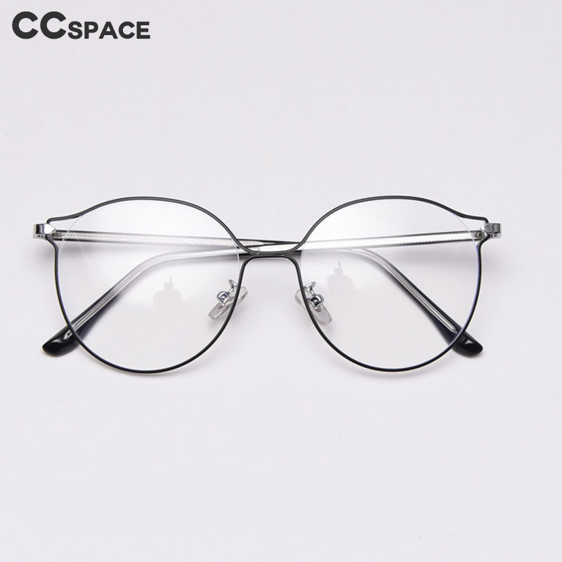 49032 Round Retro Ultralight Glasses Metal Frames Men Women Optical Computer Glasses
