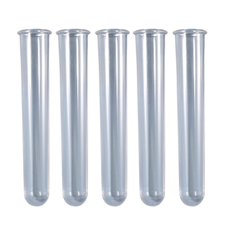 Flower Pot Hydroponic Cylinder Epoxy Resin Mold Test Tube Vase Silicone Bracket Silicone Mould DIY Crafts Jewelry Decor Tools: Transparent Tubes