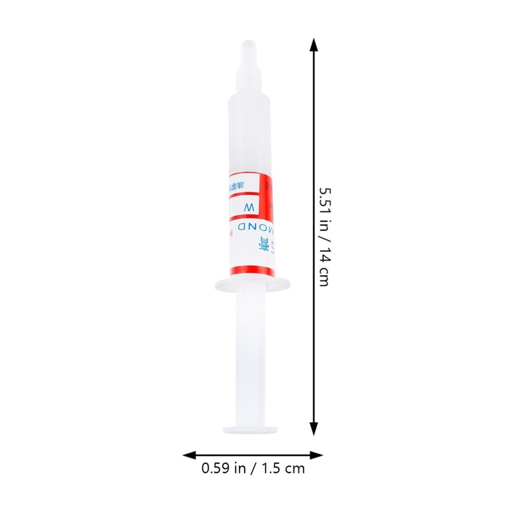 10Pcs Lapping Diamond Abrasive Paste Needle Tube Polishing Paste W0.5 10000 Grit