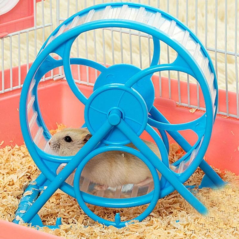 Pet Wheel Toy Play With holder Plastic Rodent Hamster Exercise useful Toy Jogging training P6H2