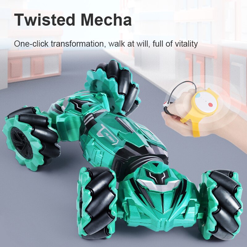Cascadeur de noël RC voiture geste détection torsion dérive Double face cascadeur véhicule Super Cool hors route haute vitesse 4WD enfants jouet