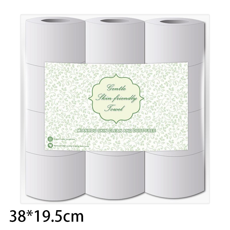 12 Rotoli di carta igienica-Ispessito 4 Strati di Carta Igienica per Rotolo di Carta Da Cucina per Uso Domestico e Commerciale Può Essere Utilizzato per 1-2 mesi