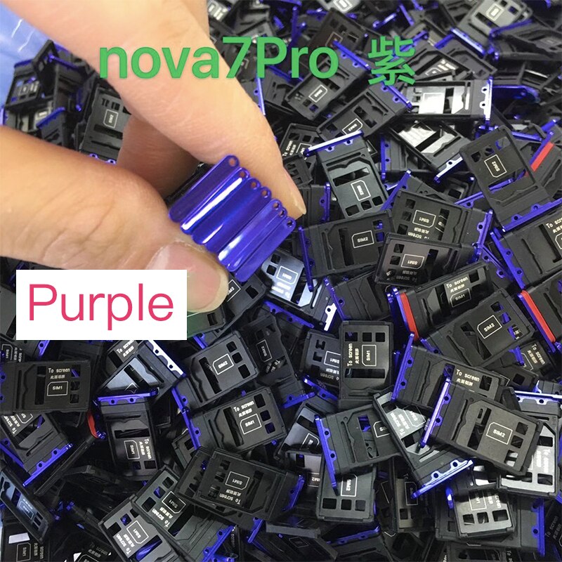 Per Huawei Nova 7 Pro custodia per telefono originale adattatore per vassoio SIM supporto per vassoio per scheda Micro SD