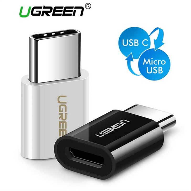 Ugreen micro usb naar usb type c adapter voor Samsung s9 s8 huawei P20 lite sony xiaomi micro usb kabel opladen converter Android