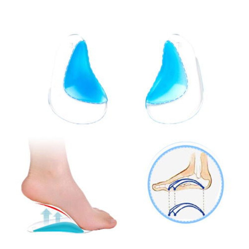 1 Paar Flatfoot Corrector Schoen Kussen Insert Voetmassage Professionele Orthopedische Arch Ondersteuning Binnenzool Platte Voet