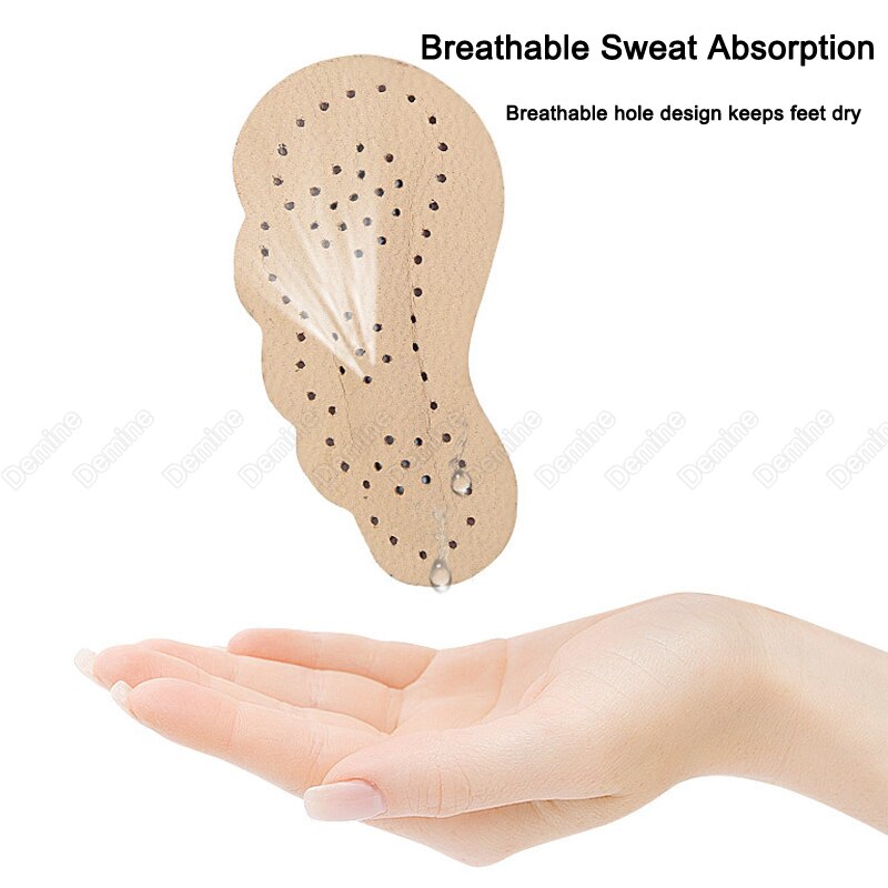 Almohadillas para el antepié para mujer, sandalias, accesorios de tacones altos, antideslizantes, plantillas de Gel de pegatinas, almohadillas para los pies, 3 pares