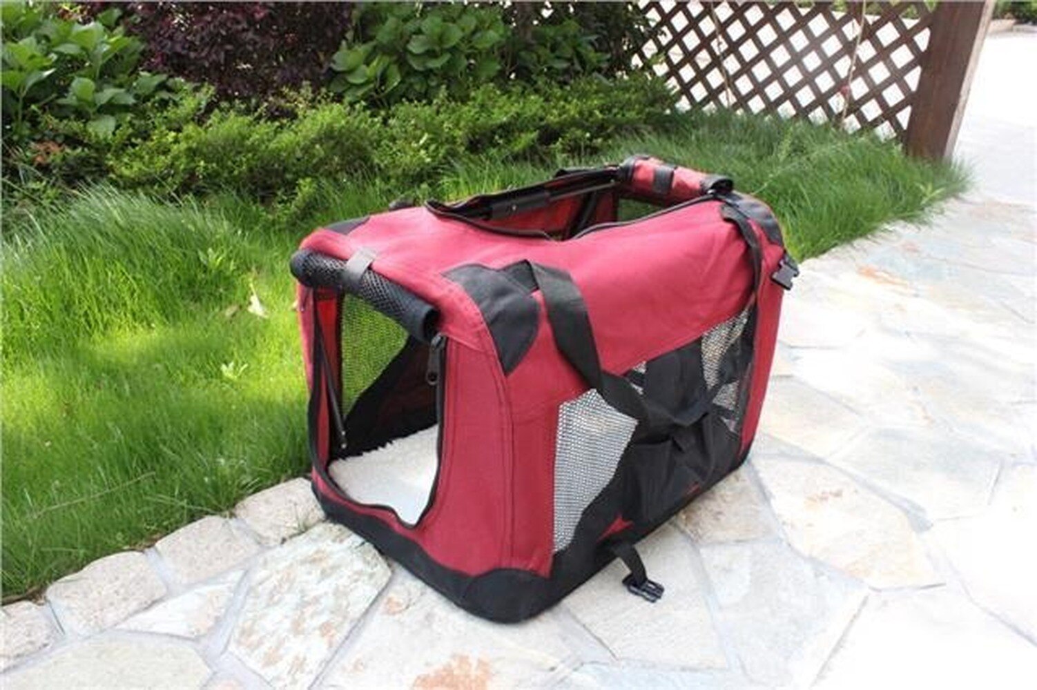 Tissu sac de transport pour animaux de compagnie caisse chien chat chiot PORTABLE CAGE voyage pliable S à L