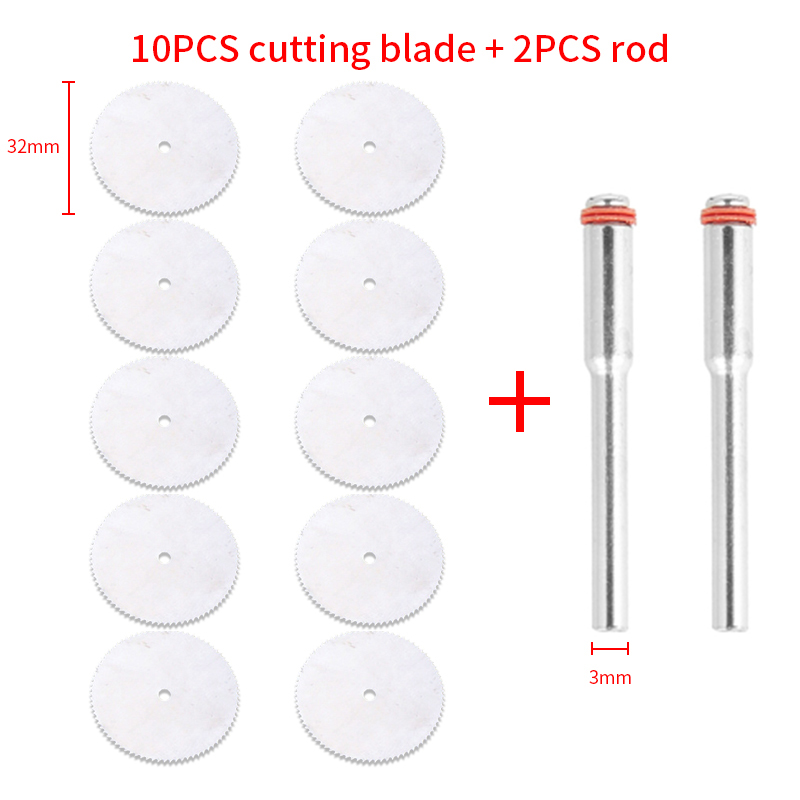 mini discoteca da taglio per metalli lama per sega circolare in acciaio inossidabile discoteca da taglio per legno e plastica con mandrino per utensile rotante Dremel Accesso: Blu