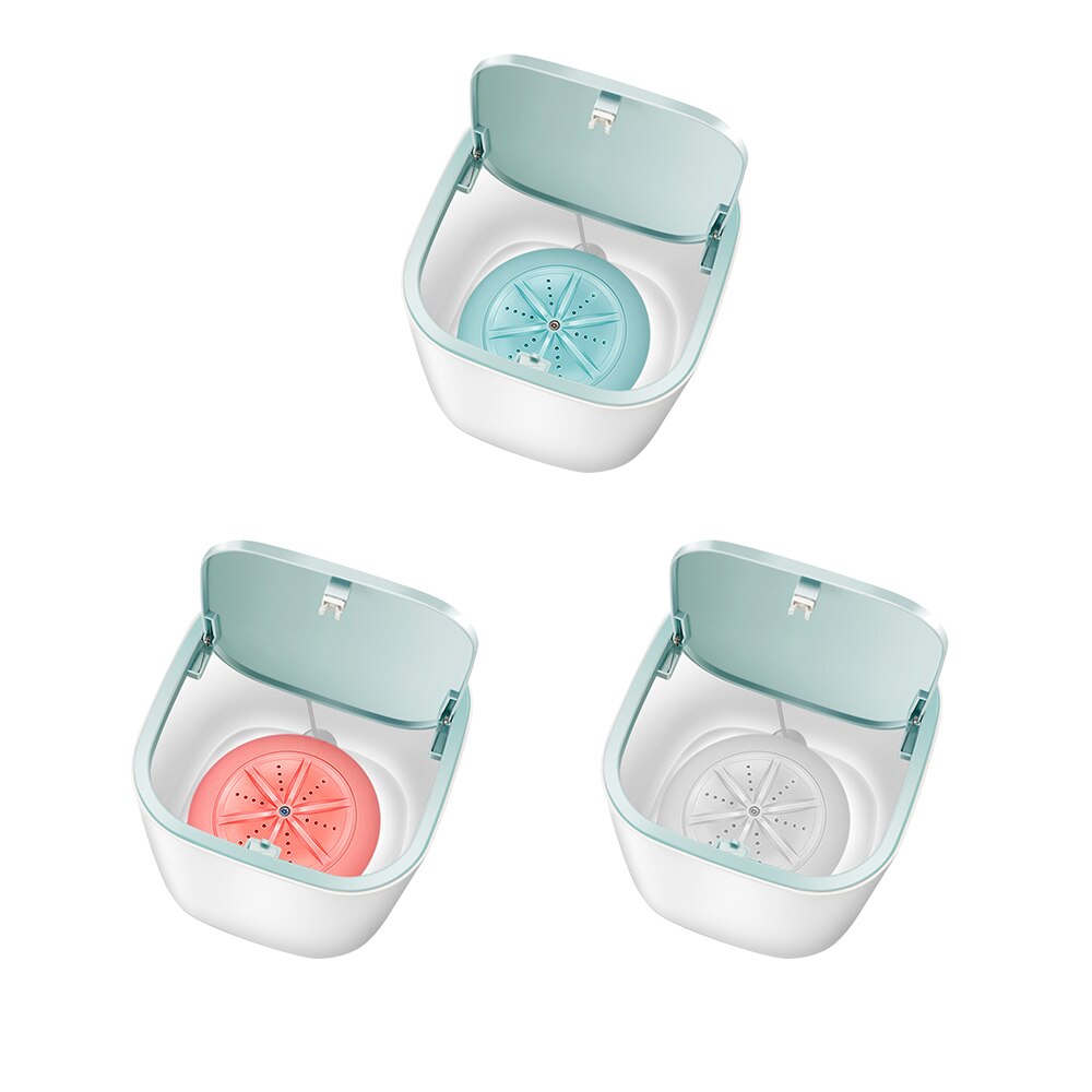 Ultrasonic Washing Machine Portable USB Clothes Washer USB Laundry Clothes Washer Cleaner For Home Travel Cleaning Tool