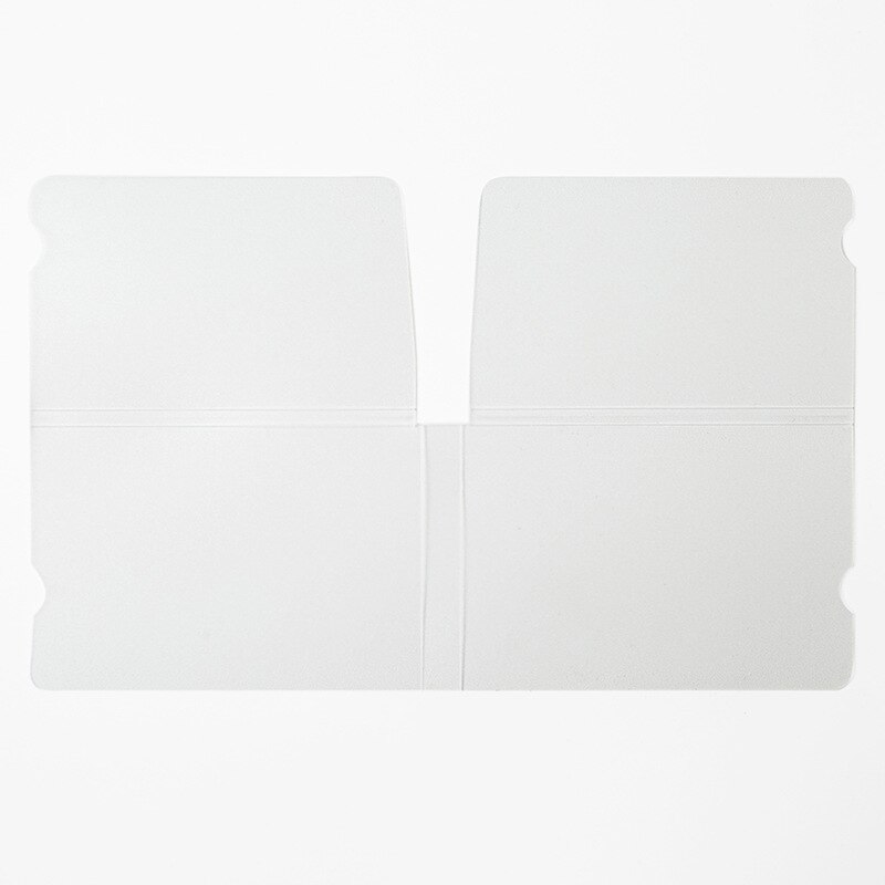 Mini pp bærbare plastik maske clips elev engangs ansigtsmaske opbevaring kuffert beholder sammenfoldelig maske holder genbrug maske opbevaring: Gennemsigtig