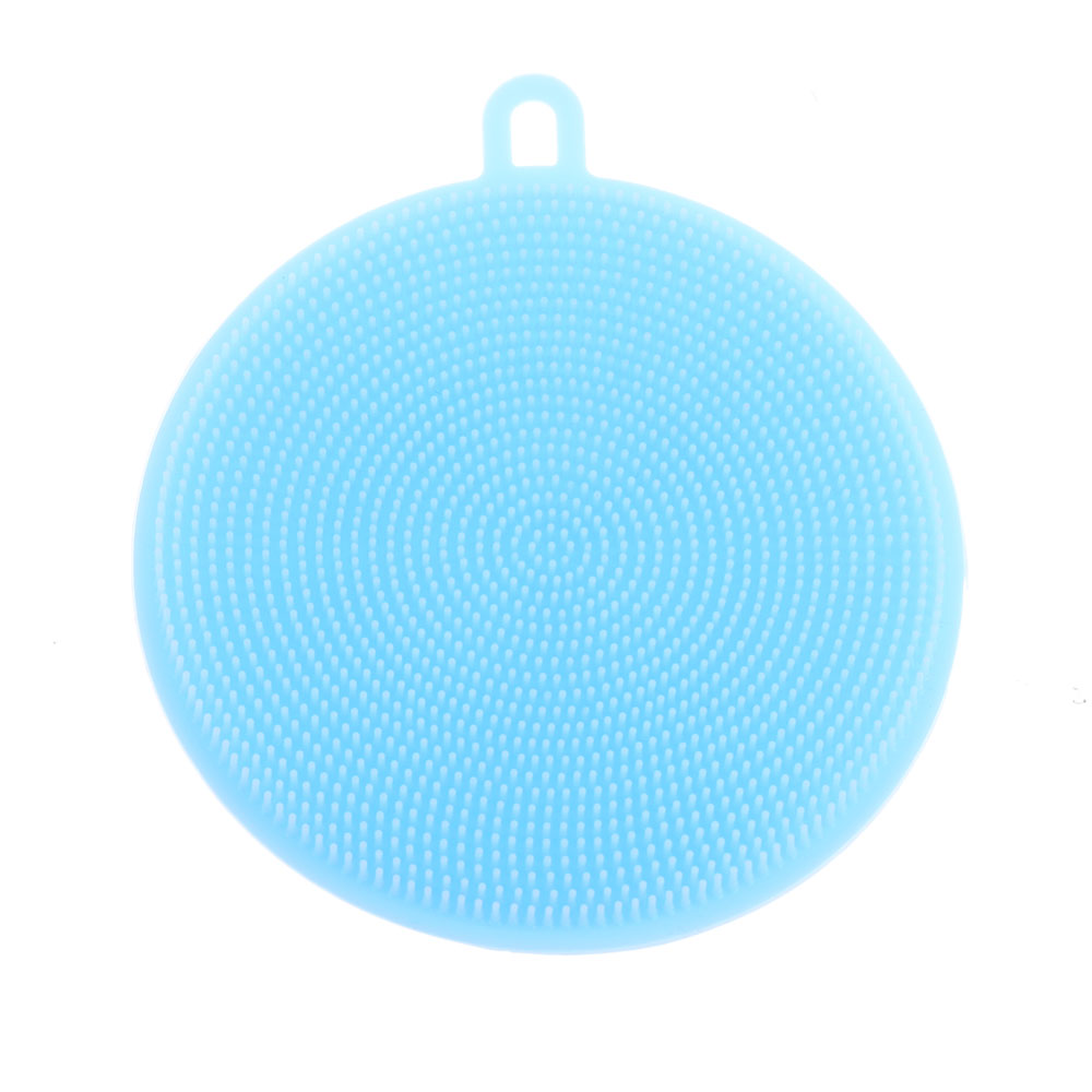 Éponge de nettoyage de vaisselle Silicone | Éponge colorée pour laver la vaisselle, gomme à mélamine éponge magique de bricolage, éponge de nettoyage pour vaisselle de cuisine, articles de salle de bains D 1 pièce: Bleu