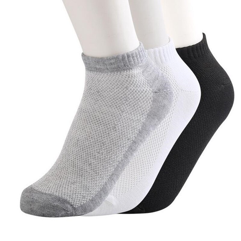 5 pares calcetines cortos respirables medias Hombre, zapatillas de bote tobillo hombre/Hombre Calcetines: MULTI
