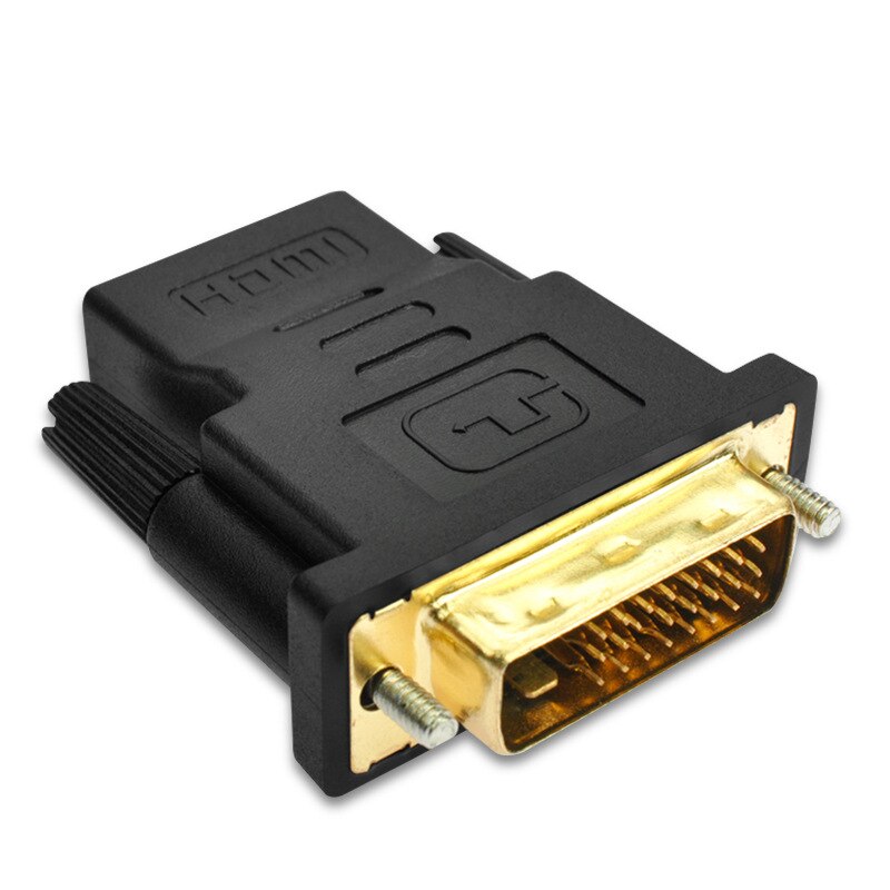 Hdmi-kompatibel til dvi  d 24+1 pin han adapter konverter dvi kabel switch til pc til hdtv  ps3 projektor lcd tv box tv: 1