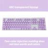 104keys Abs Keycap Set Backlit Type Keycaps For Mechanical Keyboard Teclado Mecanico De Tecla Cerrada Exquisitely Plate: PP