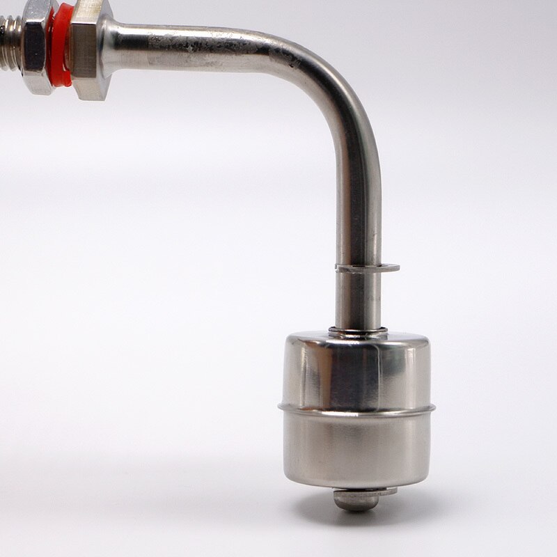2Pcs/Lot 100V M10-1.5mm Side Mount Horizontal Water Level Sensor Liquid Stainless steel Float Switch