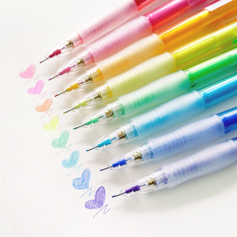 1pc japan pilot mekaanista kynää 0.7mm pyyhittävää karkkia värikynä kynä opiskelija toimisto maalaus paperitavarat tuki kawaii