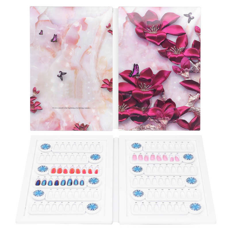 Livre d'exposition de vernis à ongles, 96 couleurs, fournitures de Salon de manucure, détachable, magnétique, présentoir de Nail Art, livre d'outils