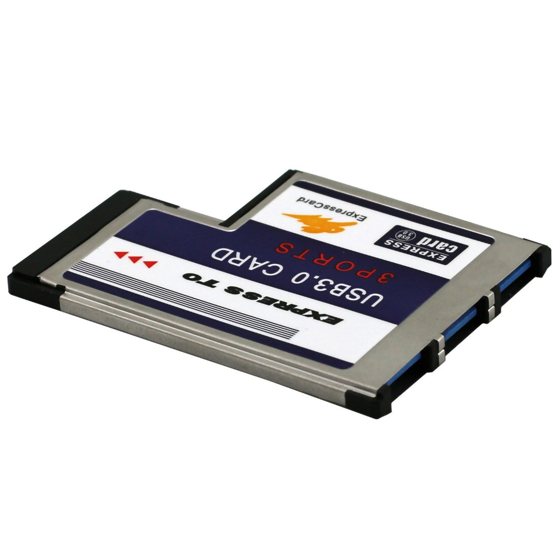 3 Ports USB 3.0 to Expresscard 54mm Express Card Hidden Inside USB3.0 Expansion Adapter Converter for PCMCIA Laptop Notebook